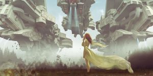 Watcher On The Lane: Absolutely Breathtaking Digital Sci-Fi Masterpieces Of Col Price