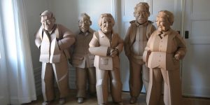 Life-Size Cardboard Figures By Warren King