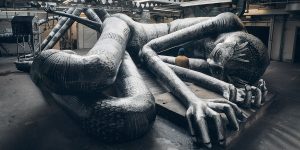 Mausoleum Of Giants: Street Artist Phlegm Creates A Giant, Large-Scale Sculptures