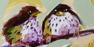 This Artist Uses Thick Strokes To Create Intricate Oil Paintings Of Bird