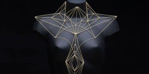 French Artist Alice Pegna Makes Minimalist Clothing, Jewelry And Headwear Out Of Spaghetti Strands
