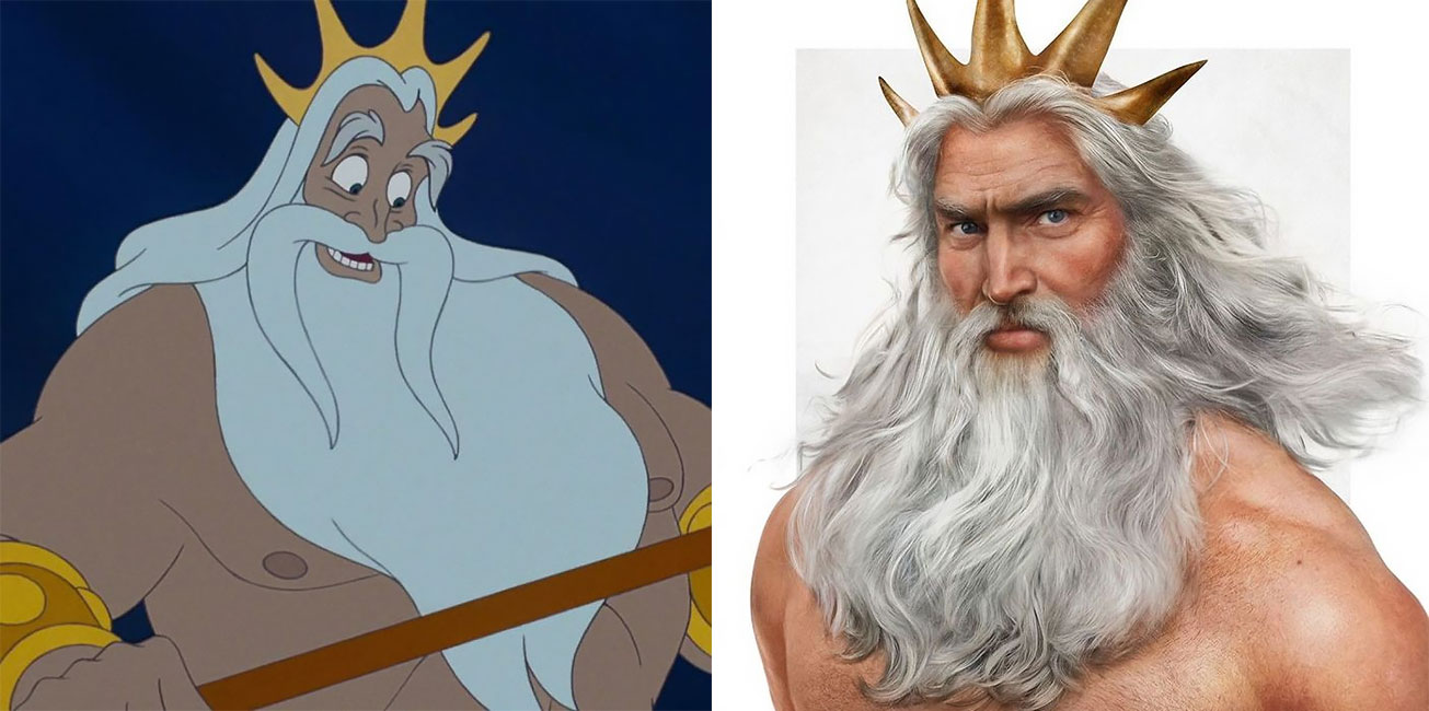 Artist Reimagines 5 Disney Fathers As Real Dads, And They’re Hella Handsome...