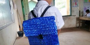 Teacher Shares Photos Of A Backpack A Father Made For His Son Because He Wanted To Save Money