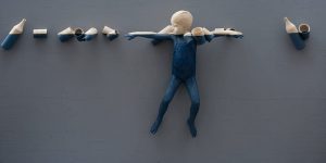 Minimally Painted Wood Sculptures That Highlight Environmental Decay By Willy Verginer