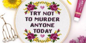 Artist Katerina Lukashina Makes Brilliant And Hilarious Cross Stitches