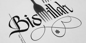 Turkish Artist Uses Forks And Knives As Writing Tools To Create Amazing Calligraphy Typeworks