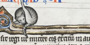 Weird Medieval Paintings Of Cats Licking Their Butts