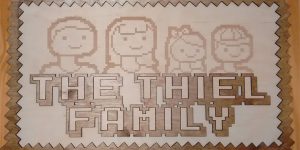 Reduce You And Your Family Into 8 Bit Family Signs