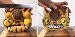 Scary Looking Loaves Of Bread That Turn Out To Be Adorable Anime Characters When Sliced