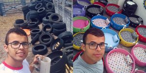 Brazilian Artist Creates Beds For Animals From The Old Tires That He Finds In The Streets