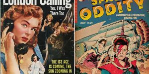 Classic Rock And New Wave Songs Brilliantly Reimagined As Vintage Pulp Fiction Paperbacks