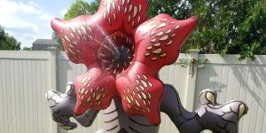 It Only Takes $100 To Turn Your Yard Into A Parallel Dimension With This 6-Foot-Tall Demogorgon Sprinkler