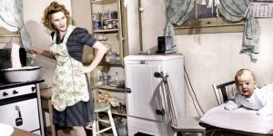 Amazing Colorized Photos Show What Kitchens Looked Like In The First Half Of The 20th Century