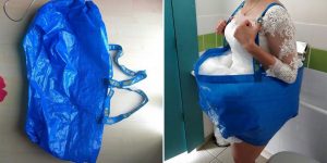 Bride-To-Be Invents IKEA Bag Hack To Pee Worry Free On Her Wedding Day