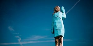 Melania Trump Wooden Statue Unveiled Close To Her Hometown In Slovenia