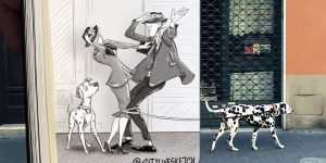 Pietro Cataudella Playfully Merges Cartoon Characters With Real World