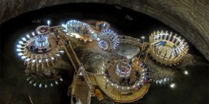 Subterranean Amusement Park Located 400 Feet Underground In A 17th Century Salt Mine