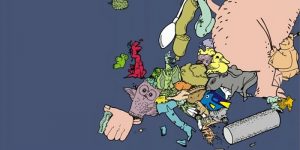 Guy Re-Draws The Map Of Europe By Imagining What Countries Look Like
