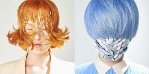 Russian Artist Nastya Pilepchuk Creates Otherworldly Fashion Masks