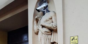 Cyberpunk In St. Petersburg: Historic Statue Gets A Security Camera For A Head