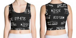 Anti-Surveillance Fashion Designed To Trigger And Inject Junk Data In To Automated License Plate Readers