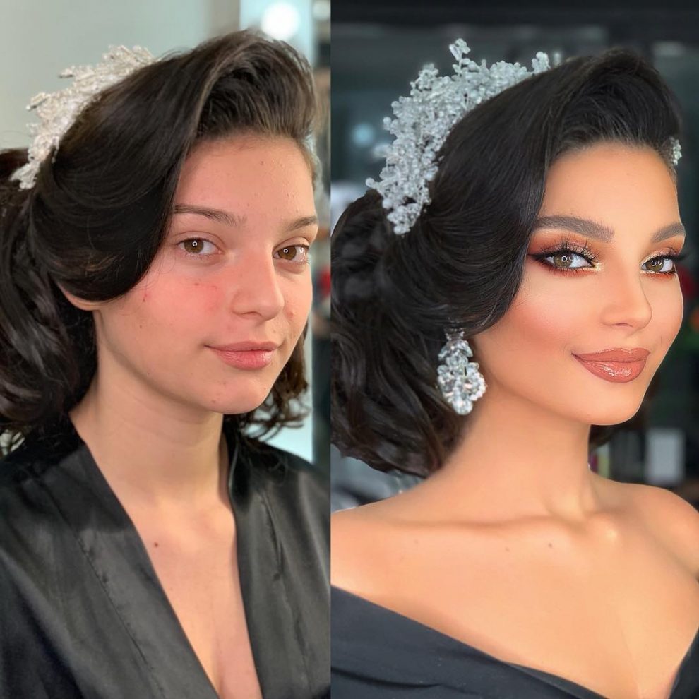 35 Brides Before And After Their Wedding Makeup That Youll Barely Recognize Design You Trust 7664