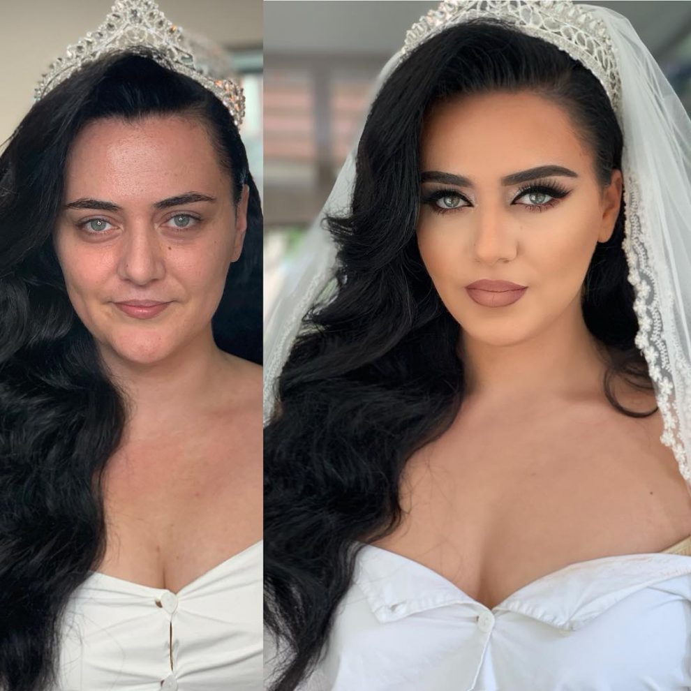 35 Brides Before And After Their Wedding Makeup That Youll Barely Recognize Design You Trust 5953