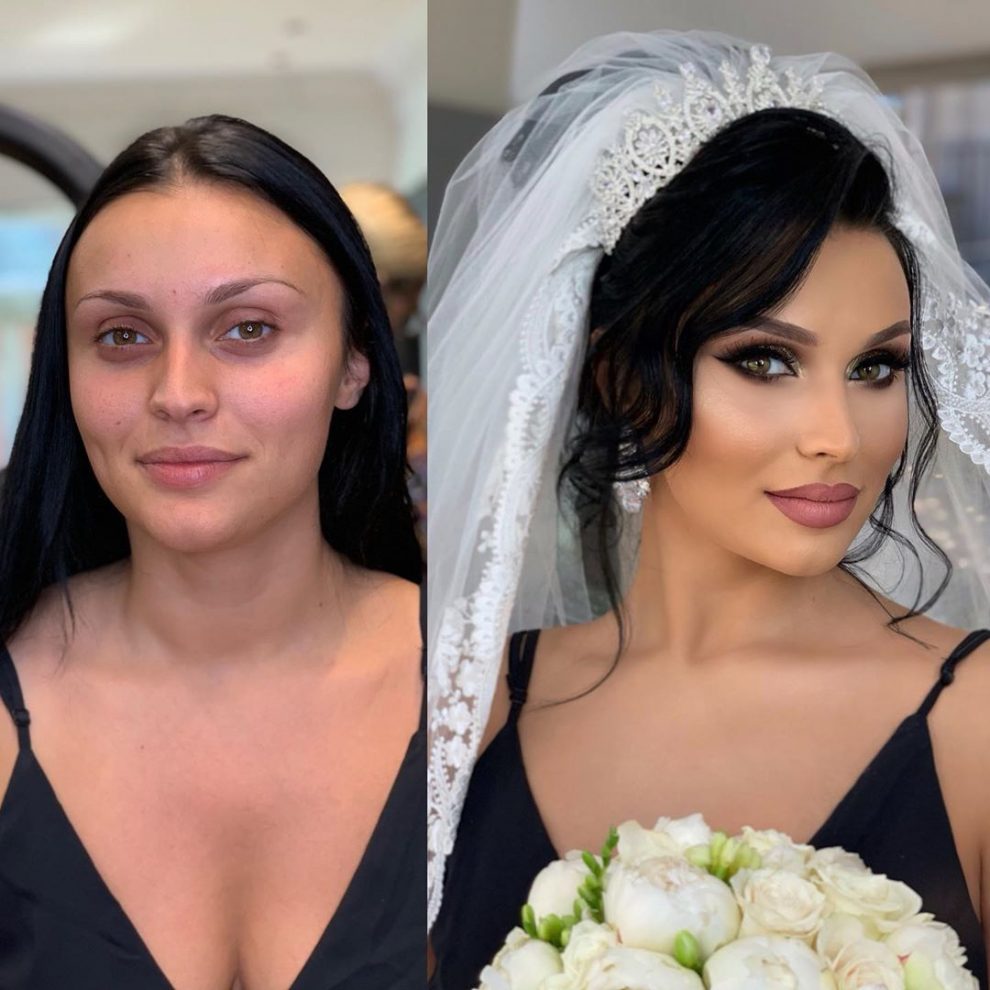 35 Brides Before And After Their Wedding Makeup That Youll Barely Recognize Design You Trust 0221