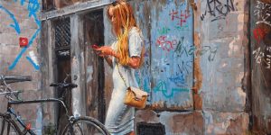 Urban Scapes And Youngster's Street Lifestyle In Melancholic Paintings By Michele Del Campo