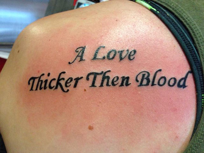 Misspelled Tattoos Permanent And Hilarious Design You Trust Design Daily Since