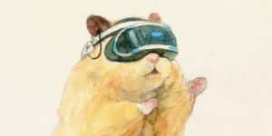 Japanese Artist Paints Adorable Watercolours Of Pet Hamster Doing Human Things