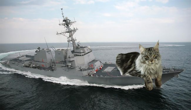 Cats Of War: This Artist Hilariously Combines Military Hardware With ...