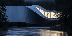Twisting Sculpture-Bridge-Museum Opens In Norway