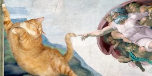 Fat Cat: Russian Artist Inserts Her Ginger Cat Zarathustra Into Iconic Paintings