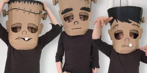 This Mom Makes Awesome Costumes, Masks And Toys Out Of Cardboard Boxes For Her Kids