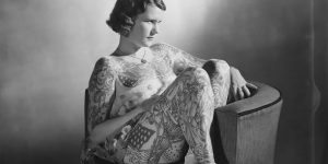 Amazing Vintage Photos Of Betty Broadbent, The ‘Tattooed Venus’ From The Late 1930s