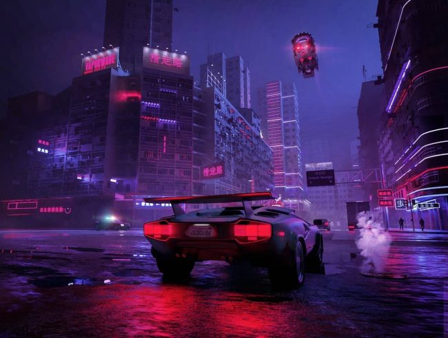 Running In The Night: The Superb ’80s Cyberpunk Artworks By Daniele ...