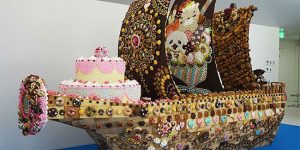 Japanese Students Build Massive Boat Made Of Handmade Sweets