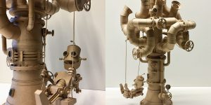 Greg Olijnyk Creates Incredible Cardboard Sculptures Inspired By Steampunk And Sci-Fi