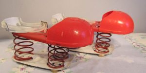 1960s Space Age Toy Rocket Shoes Simulate Walking On The Moon