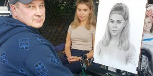 Stunning Photorealistic Portraits By Nikolay Yarakhtin Hand-Sketched On The Streets Of Saint Petersburg