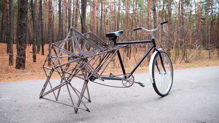 A Walking Bicycle That Uses The Mechanical Design Of Theo Jansen’s ...