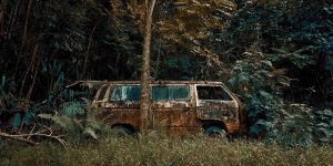 Photographer Thomas Strogalski Captured Wonderful Images Of Abandoned Cars Swallowed By Hawaii’s Jungles