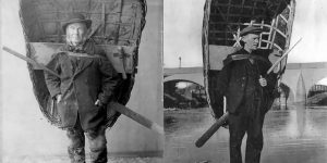 Vintage Photographs Of Welsh Coracle Men With Their Catch Of Fish In The Early 20th Century