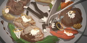 Japanese Illustrator Gives Thought-Provoking Chills With Haunting Artwork