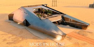 CyberHouse: Russian Architects Make Tesla Cybertruck Inspired House To Survive A Nuclear Apocalypse