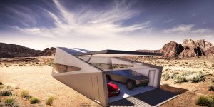 New York-Based Design Studio LARS BÜRO Has Created The 'Cybunker', An Off-Grid Shelter To House The Recently Unveiled Tesla Cybertruck