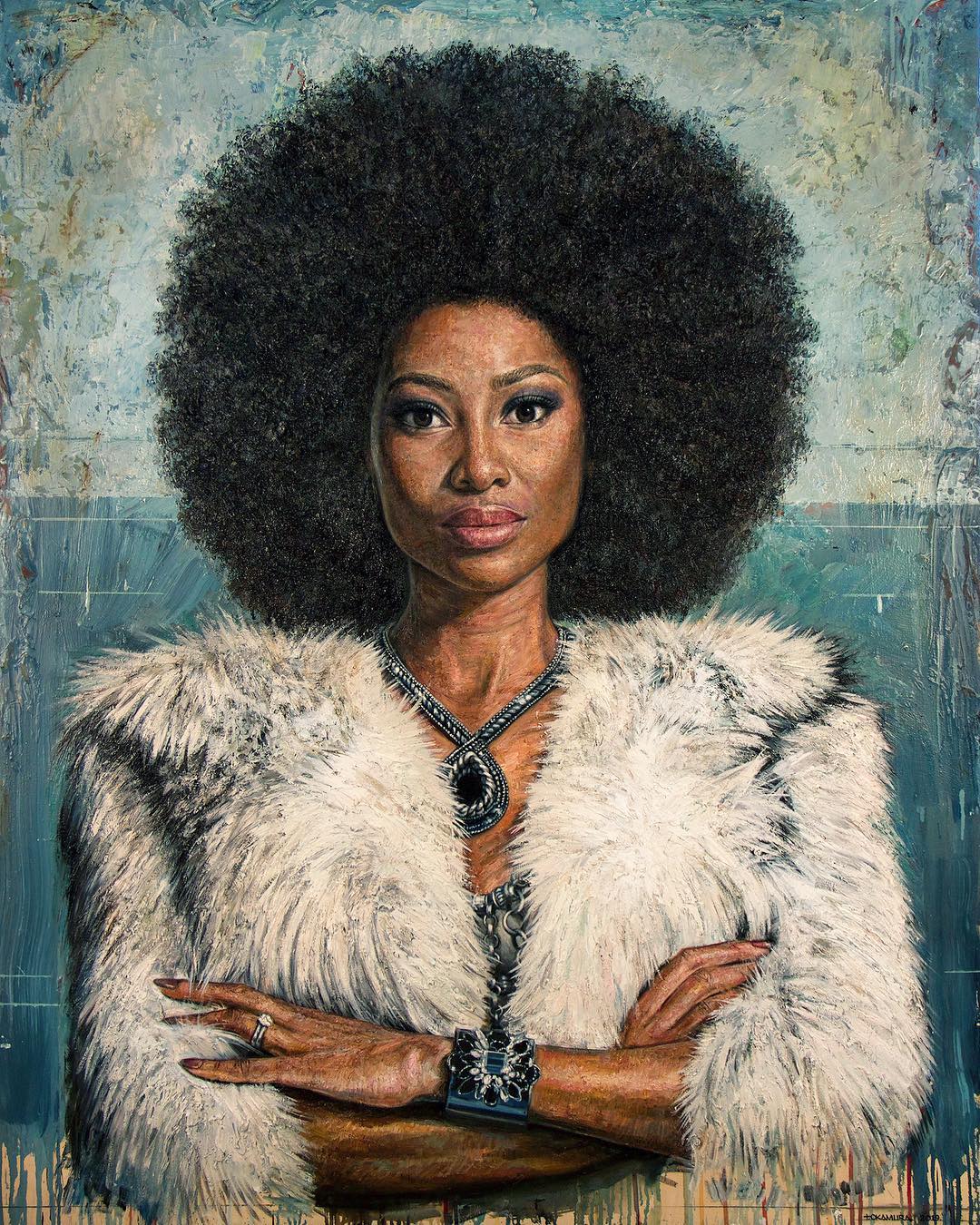 black woman artist