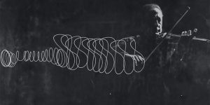 Incredible Photos Of Violinist Jascha Heifetz Playing In Darkened Studio As Light Attached To His Bow Traces The Bow Movement In 1952
