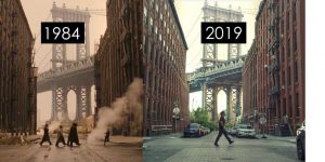 This Guy Looks For Famous Movie Locations And Recreates Their Scenes